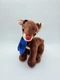Dan Dee Official Rudolph The Red Nosed Reindeer Plush With Blue Scarf 7.5"