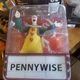 NECA Toony Terrors IT set Pennywise of 2 old and new  loose mint complete 