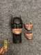 1/6 Hot Toys MMS639 The Batman Helmet Head Mask with Face for Action Figure
