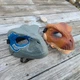 Jurassic Park Velociraptor and T-Rex Dinosaur Masks - Set of 2 Never Worn