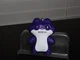 SPIN MASTER FUGGLER COLLECTIBLE KEYCHAINS SERIES 2 COMMON SKETCHY SQUIRREL BLUE