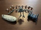 Micro Machines Star Wars 1996 V | Rebel Transport TIE Bomber AT-ST + 9 Pilots