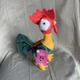 New Disney Moana Hei Hei Clucking Plush Toy 11" Just Play