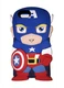 MARVEL CAPTAIN AMERICA IRON MAN THOR SPIDERMAN STORM WOLV 6 6S 5 5S iPHONE CASE