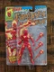 HUMAN TORCH Cosmic Defenders Action Figure Marvel 1992 ToyBiz ON CARD