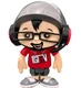 Fgteev Duddy  black T-shirt Gurkey Figure The Big Fig Season 1 Bonkers Toys, 6"