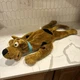 Large Scooby-Doo Plush (2000) Lying Down Floppy Stuffed Animal 28" Hanna-Barbera