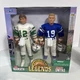 Joe Namath Johnny Unitas Kenner Starting Lineup NFL 12" Sports Figures 1998