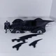 Spin Master DC Retro Batman Forever Batmobile Batman Figure Open Box