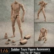 ZYTOYS 1/6 Narrow Shoulder 12" Figure Male Body Action Figure B001 For Hot Toys