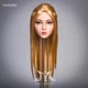 YMTOYS YMT029D 1/6 Blonde Girl Head Sculpt For 12"Female Suntan Ph TBL Doll Body