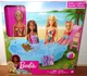 Mattel Barbie Pool with Slide & Accessories Blonde Doll Playset Damaged Box