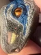 Mattel 2017 Jurassic World Velociraptor Blue Dinosaur Mask Sound Effect Mas