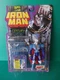 1995 Toy Biz Marvel  Iron Man 5"IN "Century" Cape Battle Staff Action Figure 