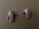 Hot Toys MMS774 Terminator 2 ~ 1/6 Scale T-1000 Pair of Running Hands (LOOSE)