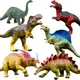 Realistic 7 Inch Dinosaur Figure Set 6pcs T Rex Stegosaurus Kids Toys