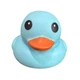 SUNNY DAYS VIRAL LAFFY QUACKS JUMBO SQUISHY Pastel Blue 5" DUCK STRETCH POKE NWT
