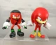 Jakks Pacific Sega 2.5" KNUCKLES Sonic the Hedgehog Red Figures - Lot of 2