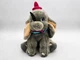 Disney Store Dumbo Plush  8" Elephant Stuffed Toy Vintage Pink Hat NWT