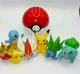 Pokemon Jazwares Battle Figure Lot Pikachu Bulbasaur Cinderace + MEGA Poke Ball