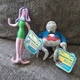 Disney Pixar Monsters Inc Waternoose Celia Plush 5" Hasbro Bend Em Pose Em Read!