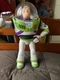 Rare Disney Toy Story 4 12" Buzz Lightyear Interactive Drop-Down Action Figure