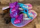 Girls Flip Flop Shoes Size 5-6 Sandals Nickelodeon  Jojo Jojo Siwa  Purple Bow