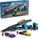 LEGO City Car Transporter Truck with Sports Cars Building Toy Set - Semi... 
