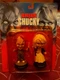 VTG Bride of Chucky; Chucky & Tiffany Dolls, Sideshow Toys 1998