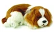 Lifelike Cavalier King Charles Stuffed Pet Toy with Handcrafted Synthetic Fur
