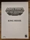 King HSSSS Sealed In White Mailer MOTU Classics Masters of the Universe Mattel