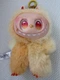 Labubu POP MART THE MONSTERS Plush Keyring Stuffed Animal Beige Pink Orange