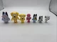 Bluey Figure Toys Lot Of 7 Figures Moose Luckys Dad Coco Chloe Muffin