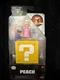 Jakks Pacific Super Mario Bros Movie Peach 1.25" Figure & Question Block NEW