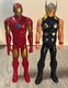 Marvel Avengers  Iron Man 2016 & Thor  2017 Titan Hero Series 12" Figures Hasbro