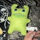FUGGLER Spin Master Funny Ugly Monster Green Sir Horns-A-Lot 9 Inch Felt Retired