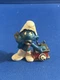 Smurfs 20062 Telephone Smurf Vintage Schleich Figure PVC 1980 Rotary Dial Peyo