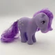 My Little Pony Blossom 35th Anniversary Retro G1 Purple Flower Pony 2017 Hasbro