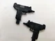 Hot Toys Submachine Guns Figure 1/6 Accessories HT Neo MMS466 The Matrix Weapon