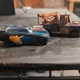DISNEY PIXAR CARS set of 2 -  TOW MATER DIECAST (Mattel) Jackson racing car 