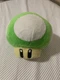2003 Nintendo Super Mario Plush 1Up Green Mushroom 5&rdquo;