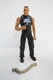 WWF The Rock JAKKS R-3 Tech 1 Wrestling Action Figure WWE