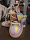 Jojo Siwa nickelodeon Shoes Rainbow High Top girls youth - womens Sz 5 