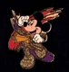 Disney Rhythms Of The World Rally Mickey Gold Glitter Pin 44806 Pin