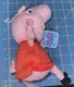 Peppa Pig 6 inch Bean Small Plush Stuffed Animal Pal, Pink Piggy With Tag