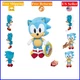 7" Sonic The Hedgehog Plush Toy - Fan Favorite Character, Gift for Ages 3+