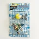 2001 One Piece Figure Mascot Charm Drum Island Sanji Chaka set 1.3"H Banpresto