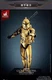 Hot Toys MMS735 STAR WARS 1/6 Clone Trooper Gold Chrome Version Figure Gift