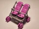 Zuru My Mini Baby Double Twin Stroller Pink