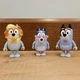 Uncle Rad, Nana & Uncle Stripe - Bluey Moose Toys Figure Lot -Fresh from Package